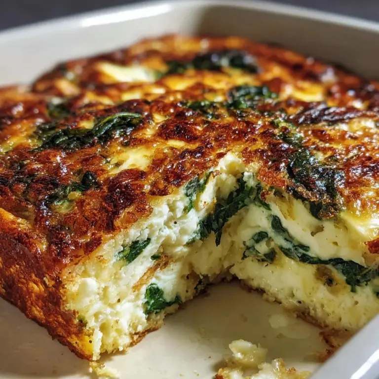 Spinach Cottage Cheese Egg Bake – High Protein, No Fuss Recipe