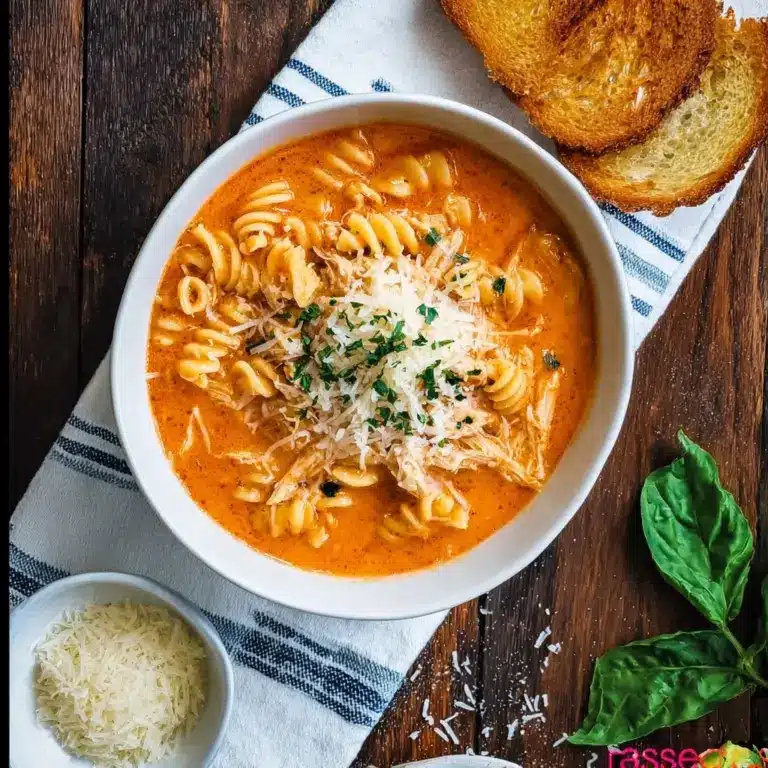 Crockpot Chicken Parmesan Soup Recipe