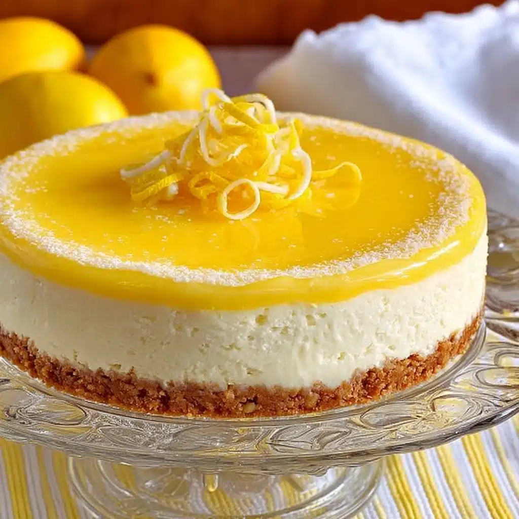 Ultimate Lemon Cheesecake Recipe - Recipe Image