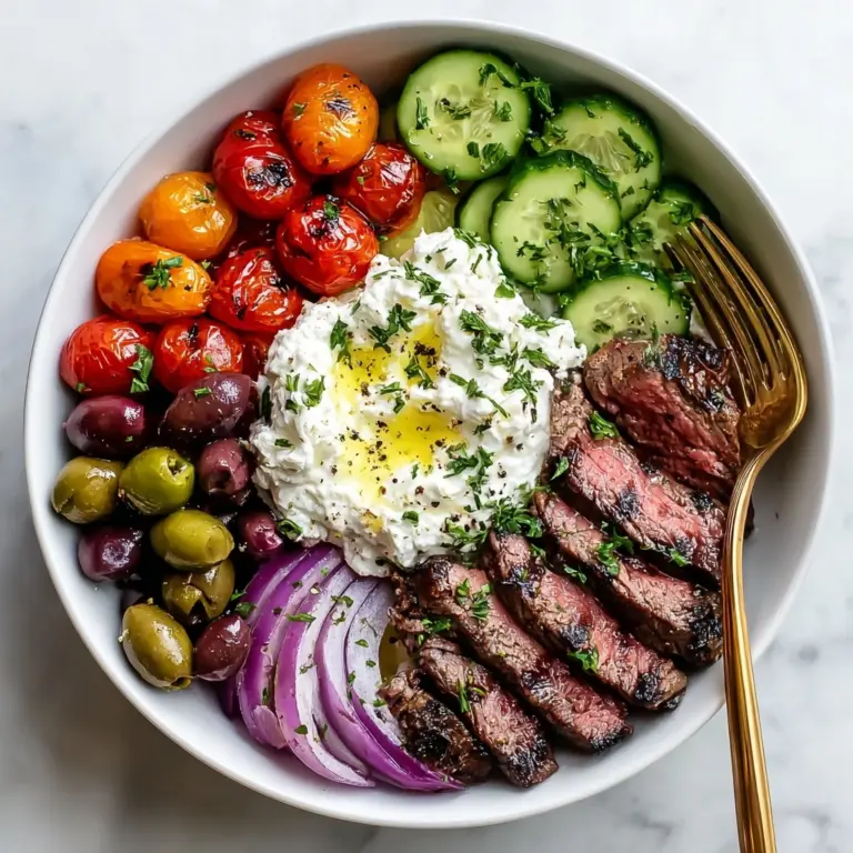 Mediterranean Steak Bowl Recipe