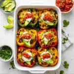 Quick and Easy Taco Stuffed Peppers – With Ground Turkey Recipe