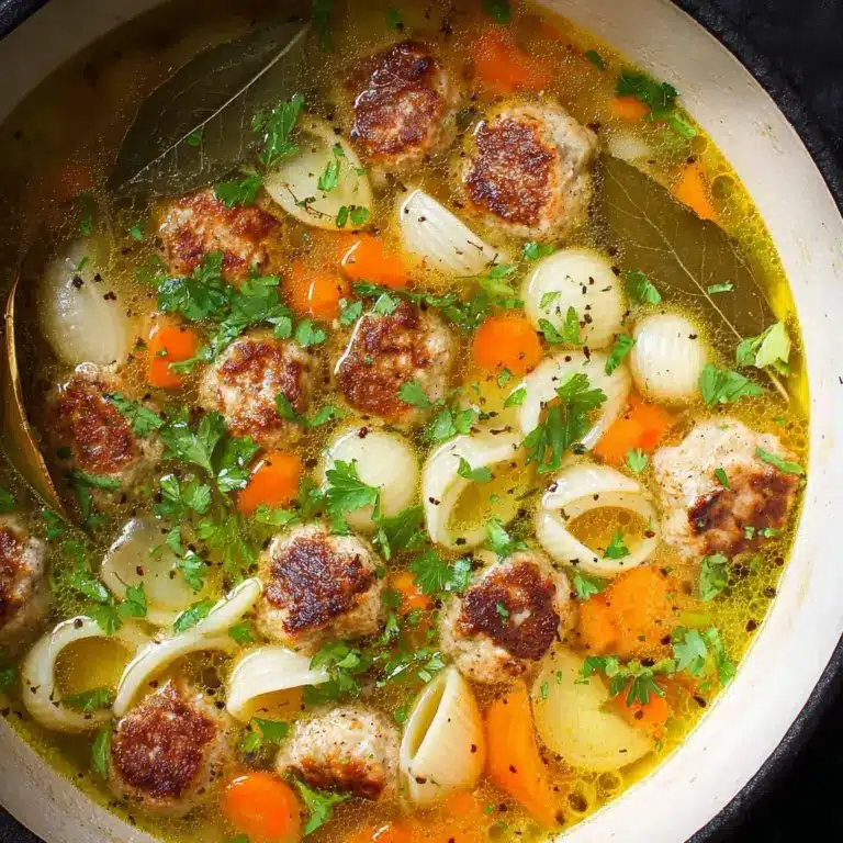 Turkey Meatball Soup Recipe