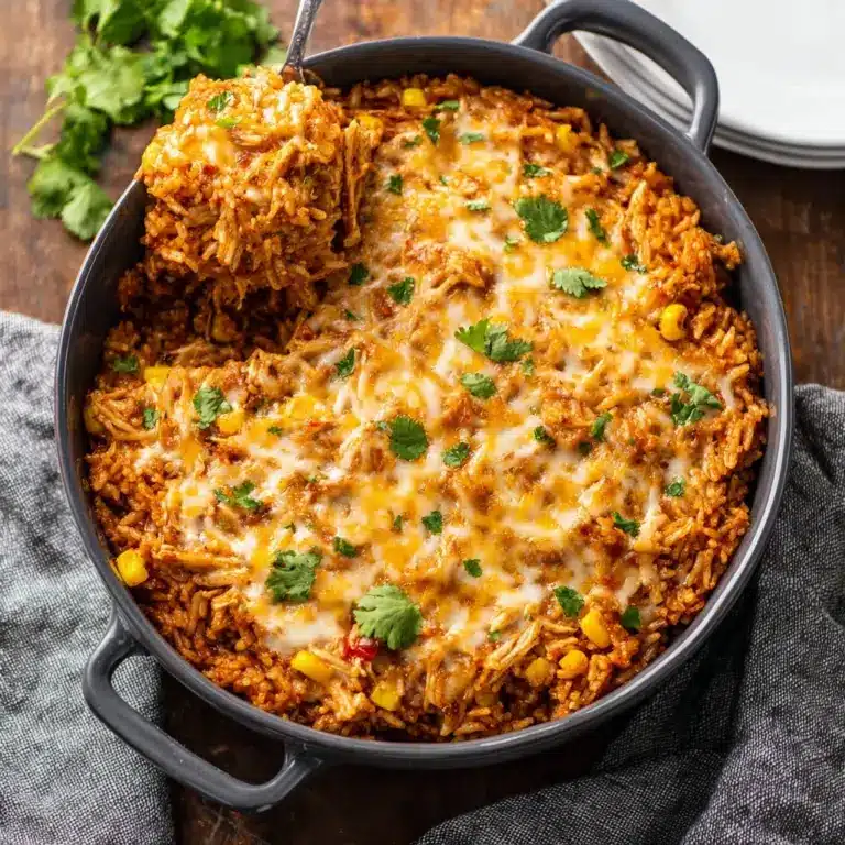 Chicken Enchilada Rice Casserole Recipe