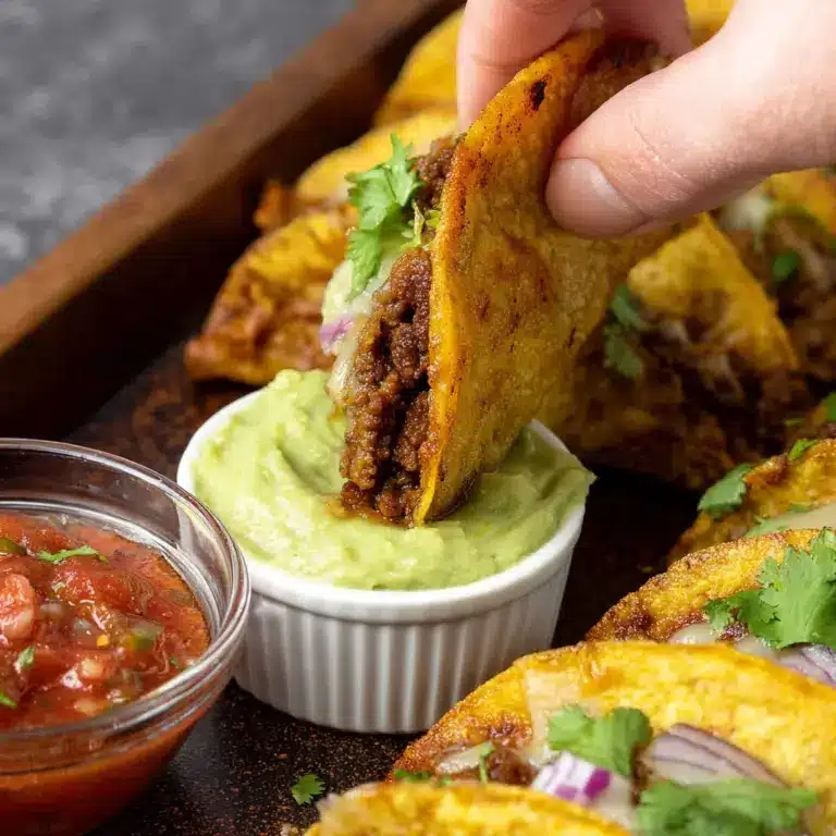 Crispy Ground Beef Tacos Recipe