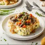 Fall Apple Cider Stew over Mashed Potatoes Recipe