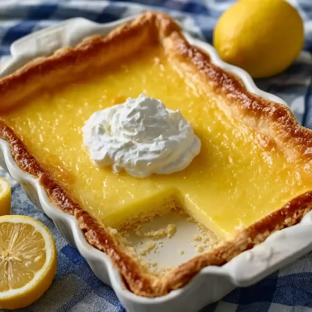 4-Ingredient Lemon Cream Cheese Dump Cake Recipe - Recipe Image