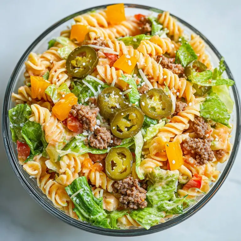 Big Mac Pasta Salad Recipe