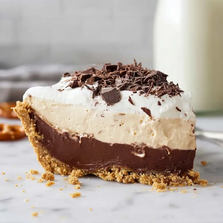 Chocolate Peanut Butter Pretzel Pie Recipe
