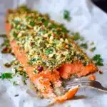 Feta and Herb Crusted Salmon Recipe