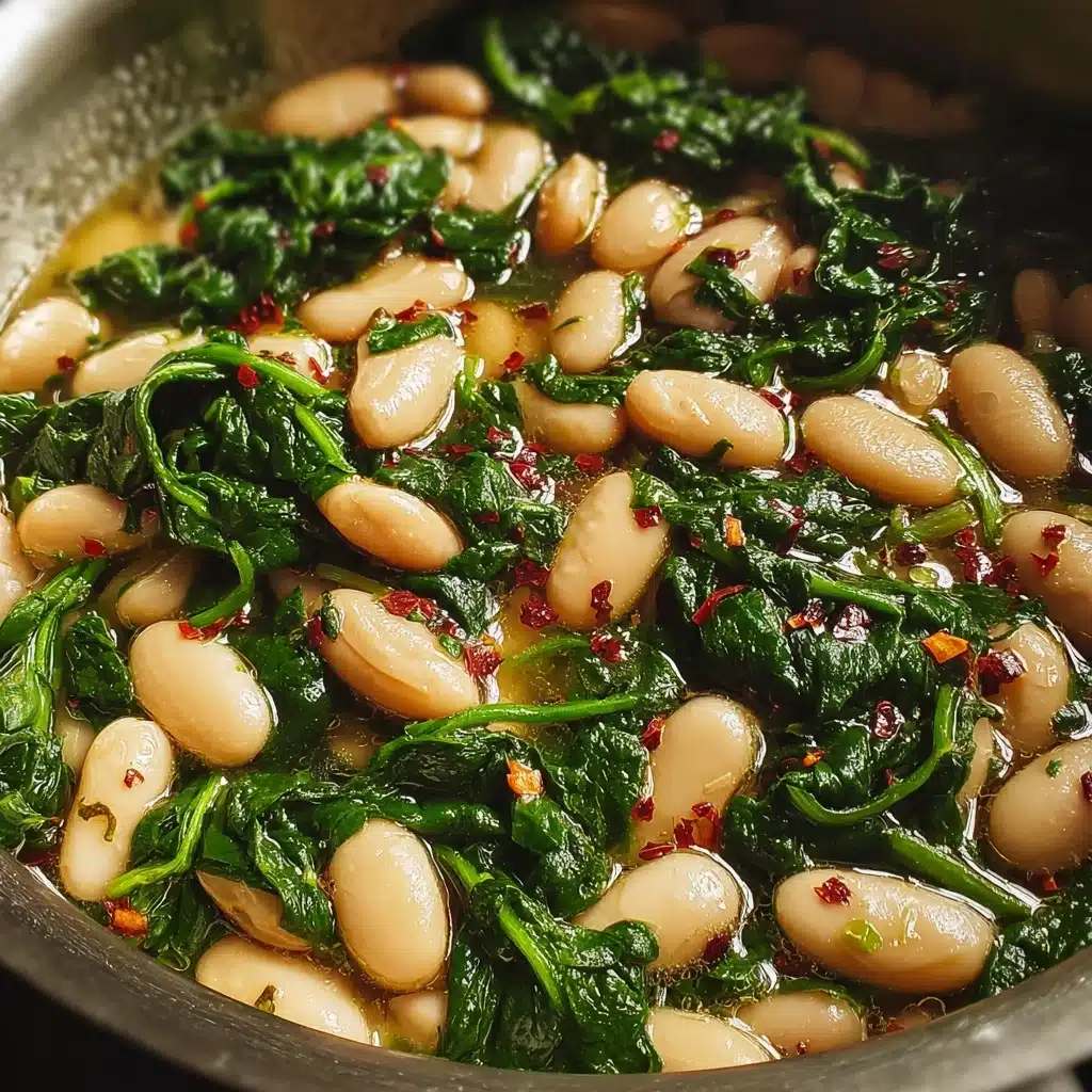 Spinach and White Beans: A Quick, Delicious Recipe! Recipe - Recipe Image