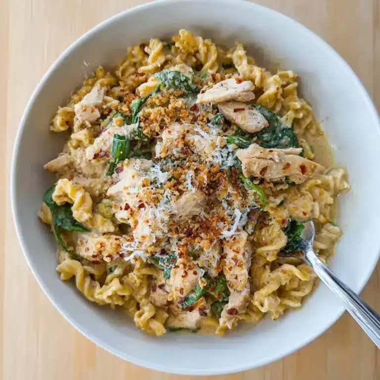 Creamy Garlic Parmesan Chicken Pasta (30-Minute Recipe!) Recipe