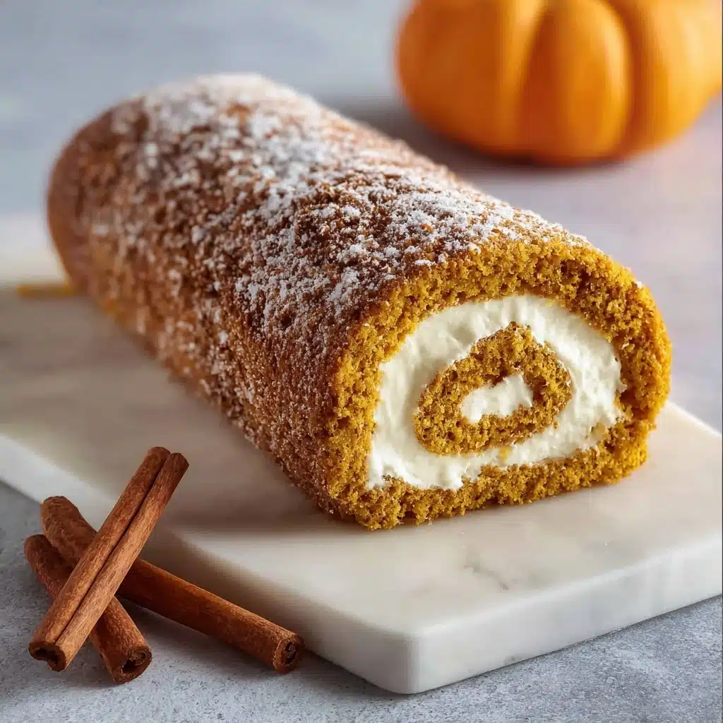 Fall Pumpkin Spice Roll CakeIngredients Recipe - Recipe Image