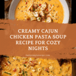 Creamy Cajun Chicken Pasta Soup Recipe