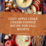 Apple Cider Cheese Fondue Recipe