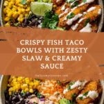 Crispy Fish Taco Bowls Recipe