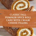 Fall Pumpkin Spice Roll CakeIngredients Recipe