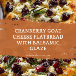 Cranberry Goat Cheese Flatbread Recipe