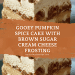 Pumpkin Spice Gooey Cake with Cream Cheese Frosting Recipe