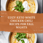 Keto White Chicken Chili Recipe