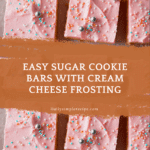 Sugar Cookie Bars Recipe