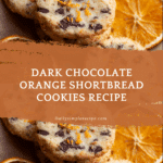 Dark Chocolate Orange Shortbread Cookies Recipe