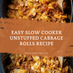 Slow Cooker Unstuffed Cabbage Rolls Recipe
