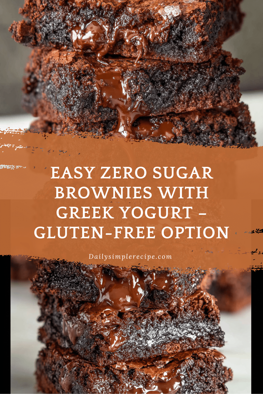 Easy Zero Sugar Brownies with Greek Yogurt – Fudgy & Guilt-Free