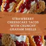 Strawberry Crunch Cheesecake Tacos Recipe