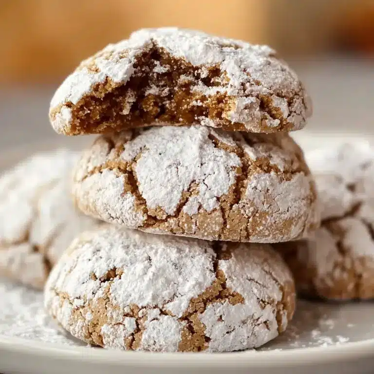 Gingerbread Snowball Cookies Recipe