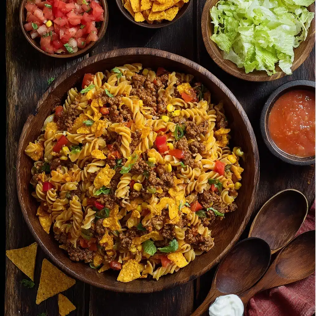 Taco Pasta Salad Recipe - Recipe Image