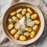 French Onion Gnocchi Soup Recipe