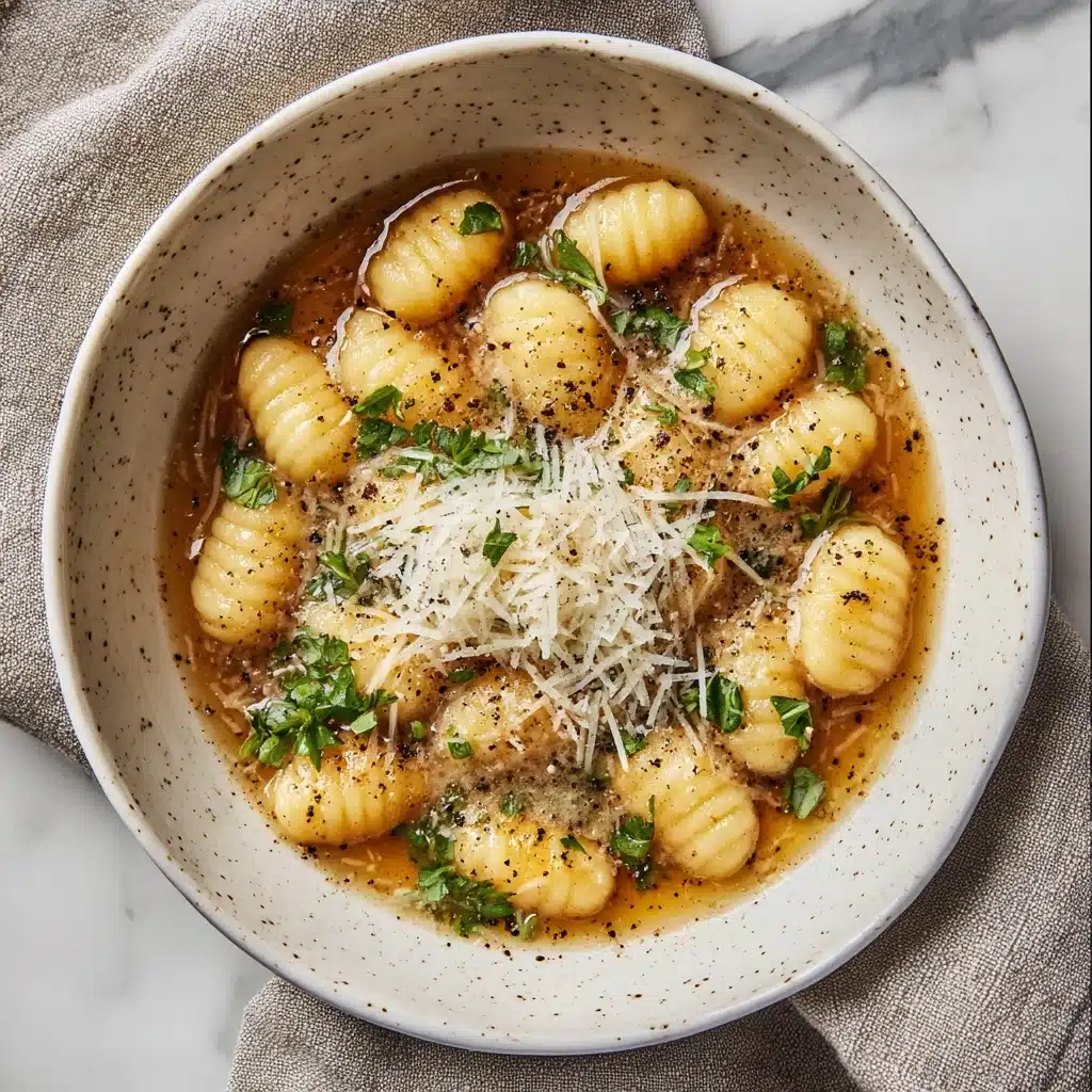 French Onion Gnocchi Soup Recipe - Recipe Image