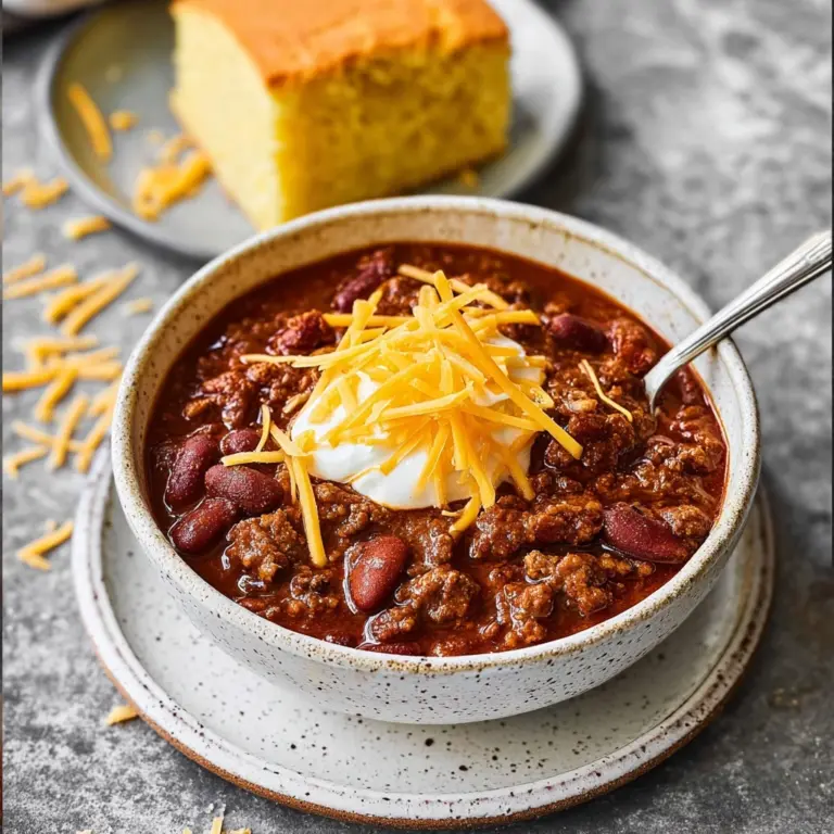 Easy Homemade Chili Recipe
