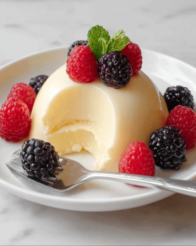 Bavarian Cream with Fresh Berries Recipe
