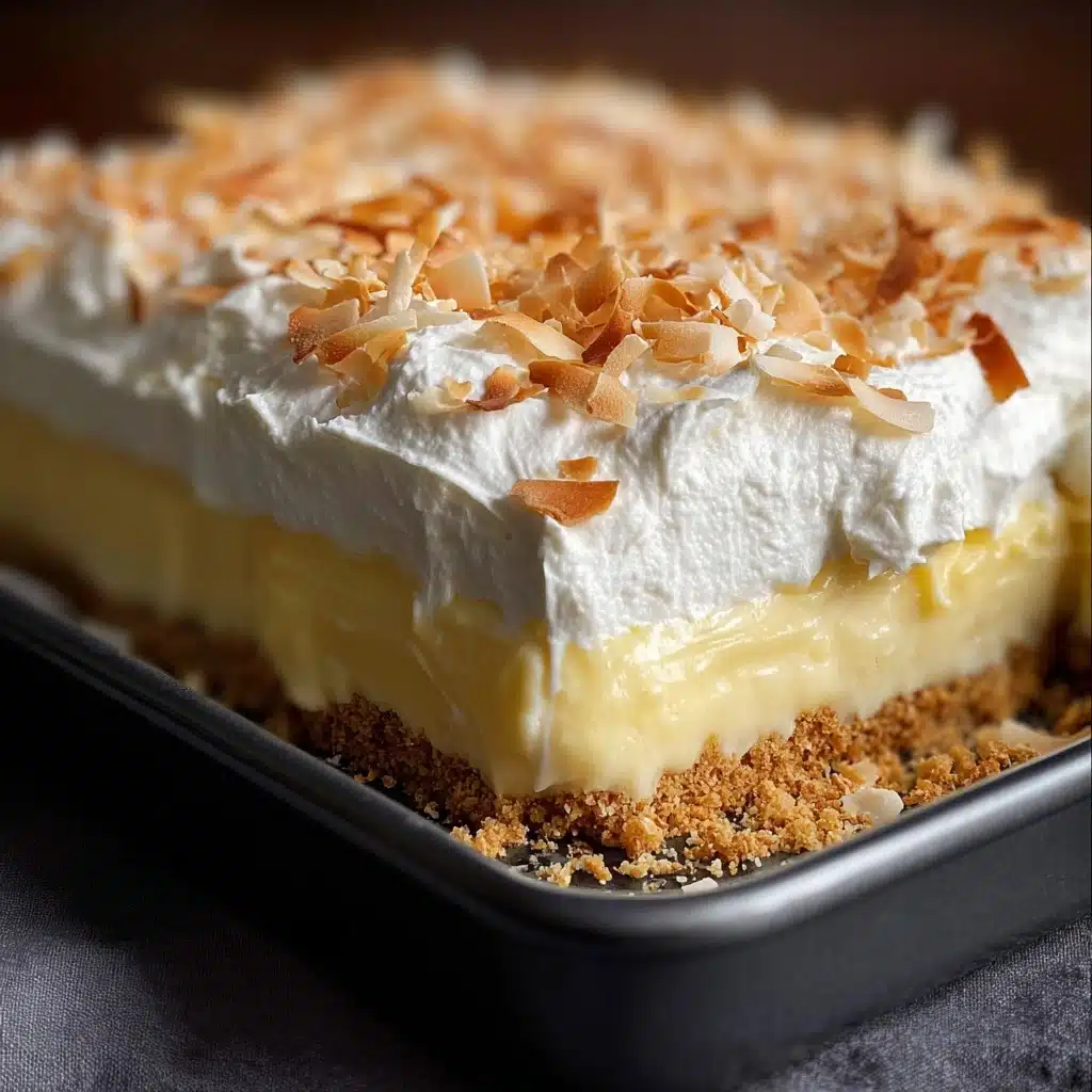 Coconut Cream Lush: A Slice of Summer in Every Bite Recipe - Recipe Image