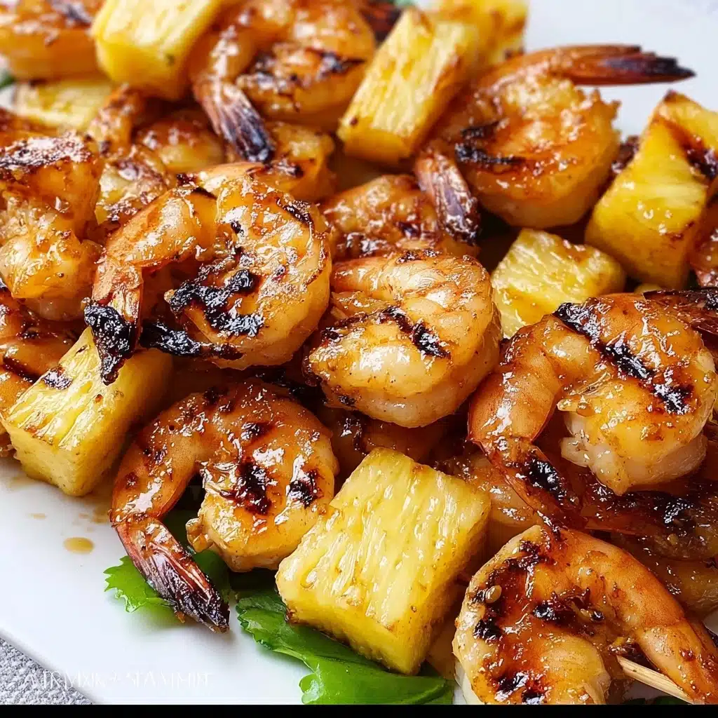 Shrimp and Pineapple Skewers Recipe - Recipe Image
