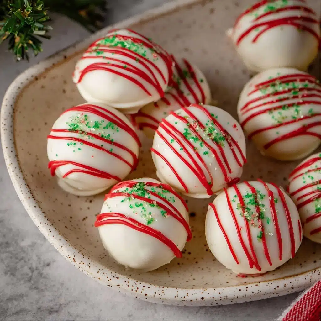 Christmas Tree Cake Truffles with Little Debbies cakes Recipe - Recipe Image