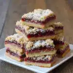Jam Shortbread Bars Recipe