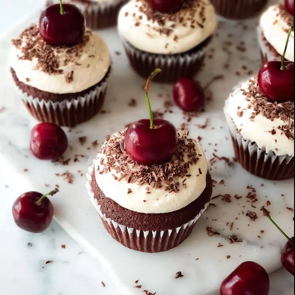 Black Forest Cupcakes Recipe - Recipe Image