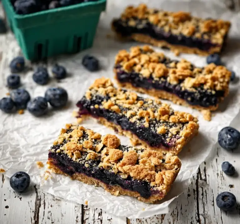 Blueberry Oatmeal Breakfast Bars Recipe