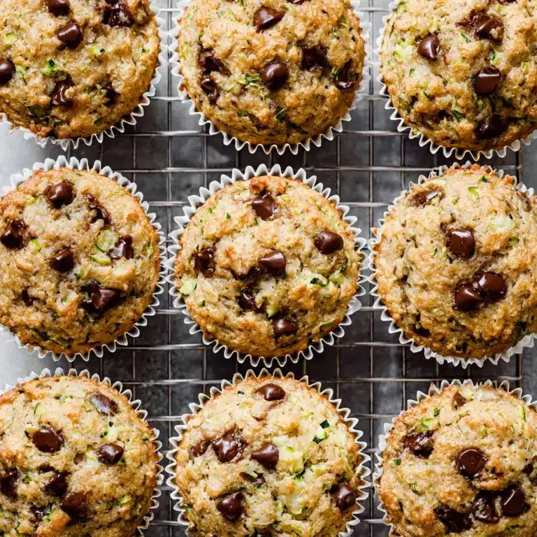 Chocolate Chip Zucchini Muffins Recipe