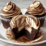 Chocolate Coffee Cream Cupcakes Recipe