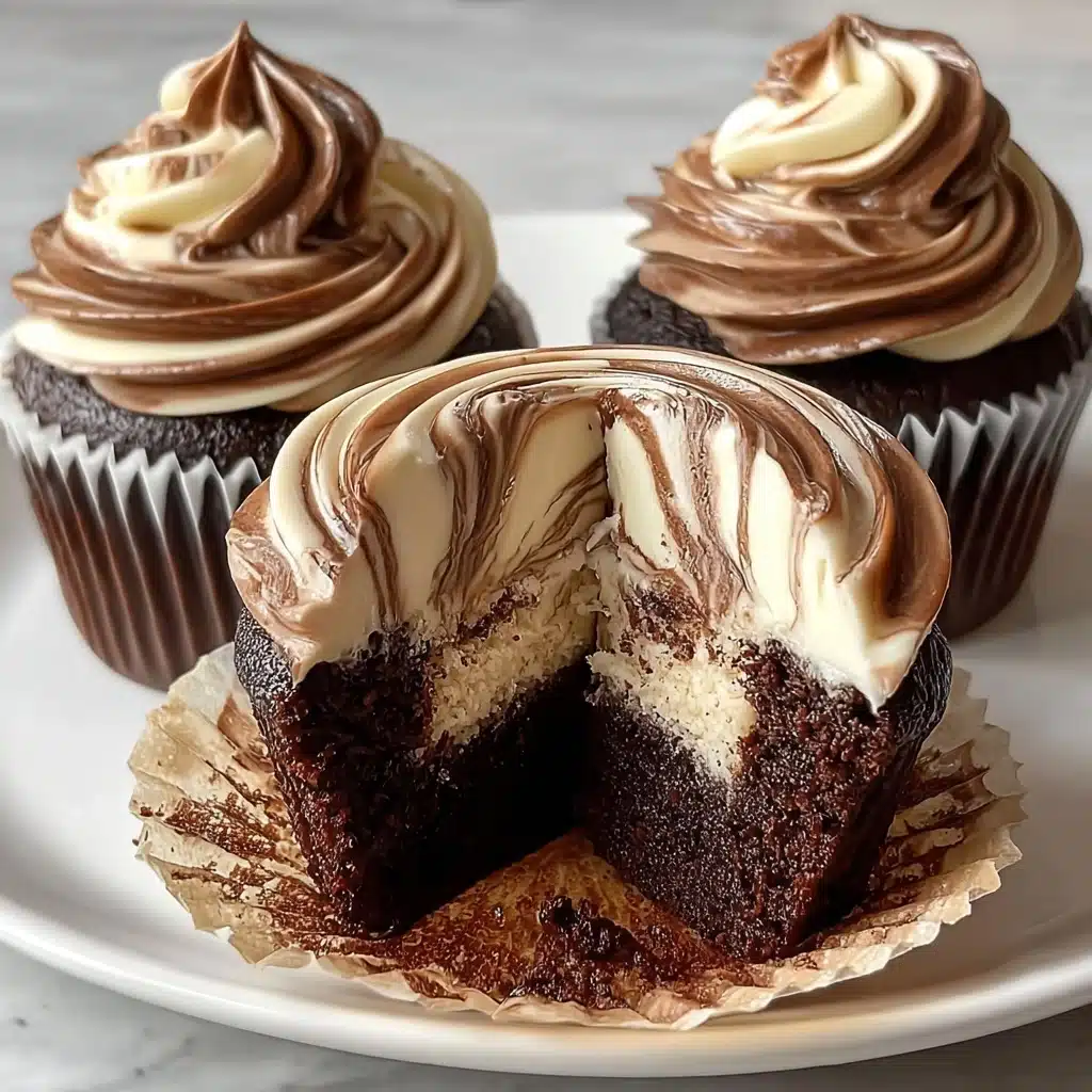 Chocolate Coffee Cream Cupcakes Recipe - Recipe Image