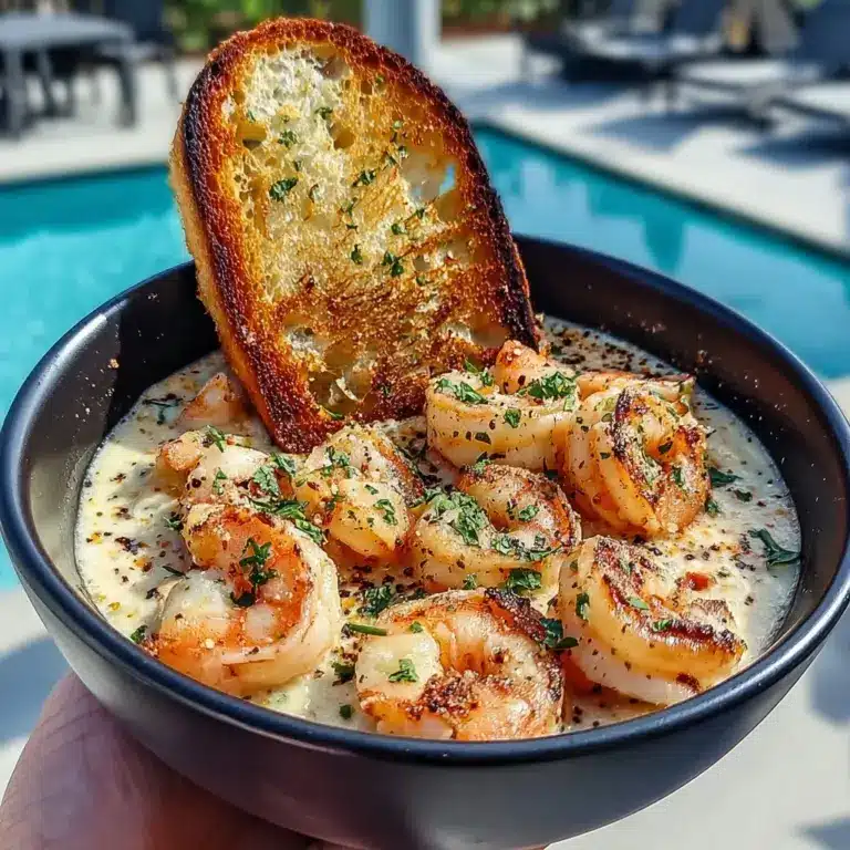 Shrimp Scampi Bowls with Garlic Bread Recipe