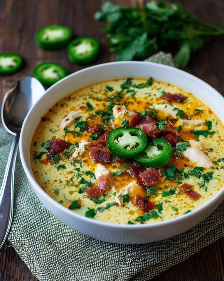 Spicy Jalapeño Popper Chicken Soup Recipe