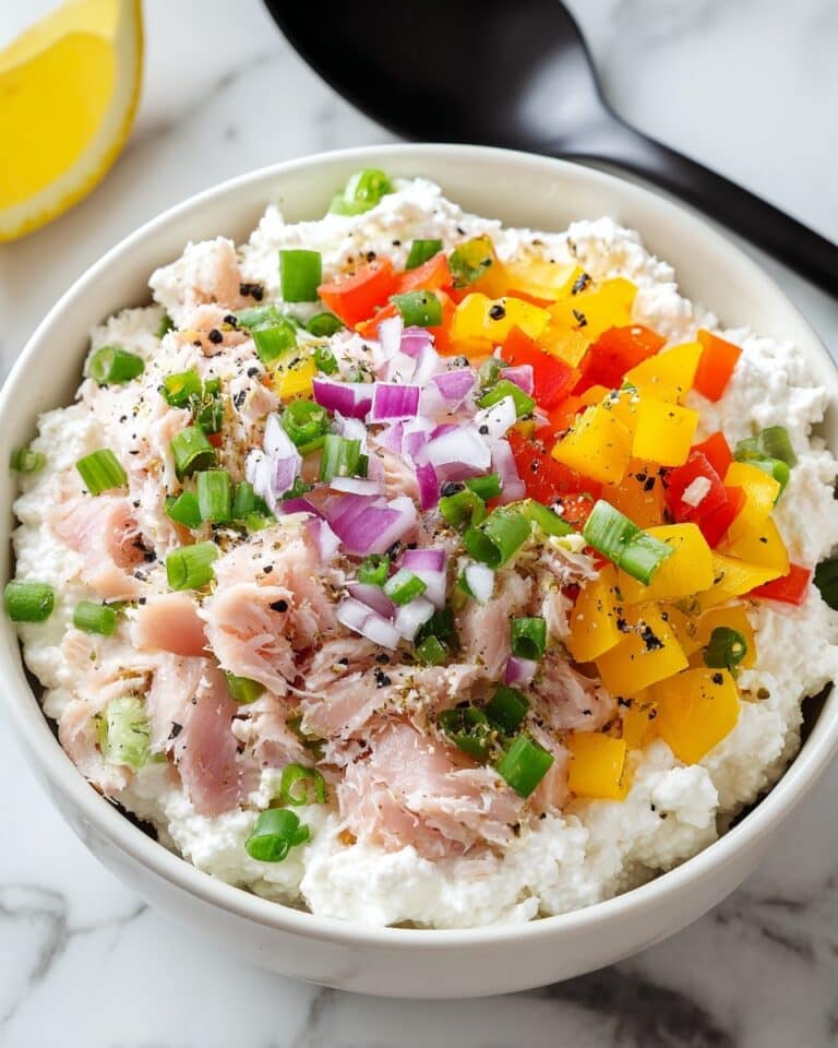 Tuna Salad Cottage Cheese Bowl Recipe