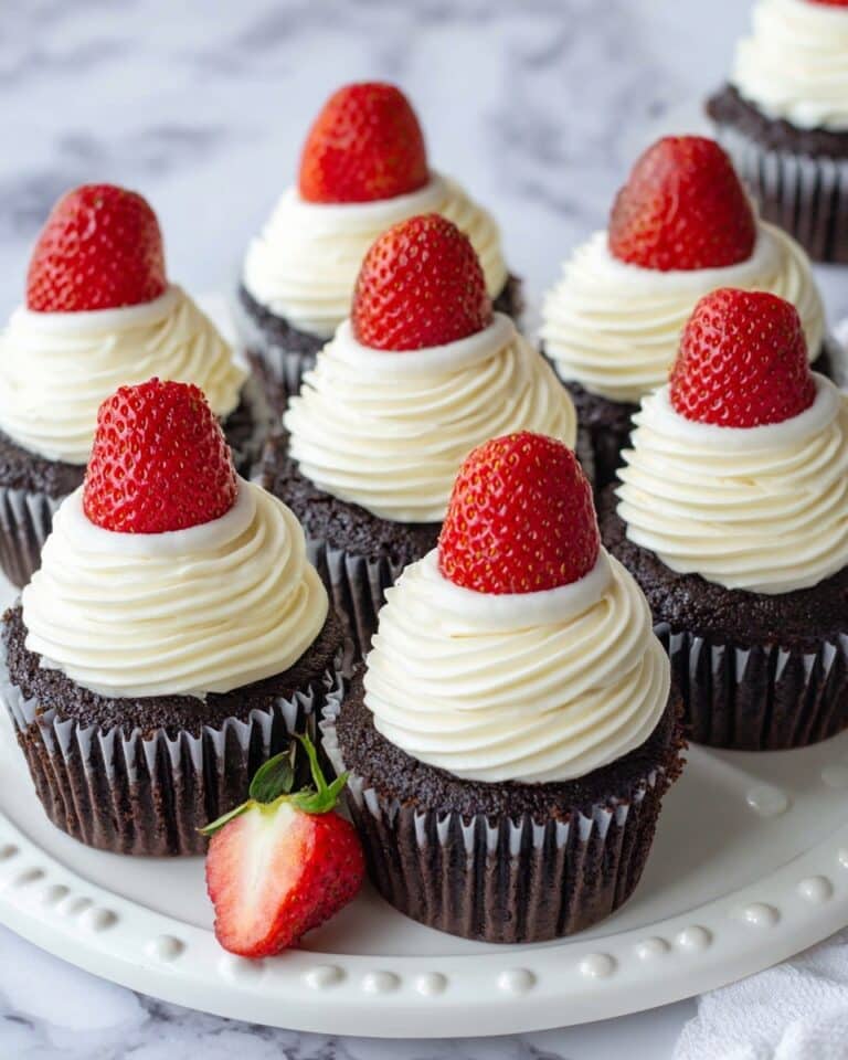 Santa Hat Cupcakes Recipe