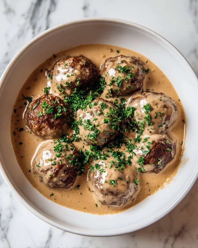 Keto Swedish Meatballs with Creamy Gravy Recipe