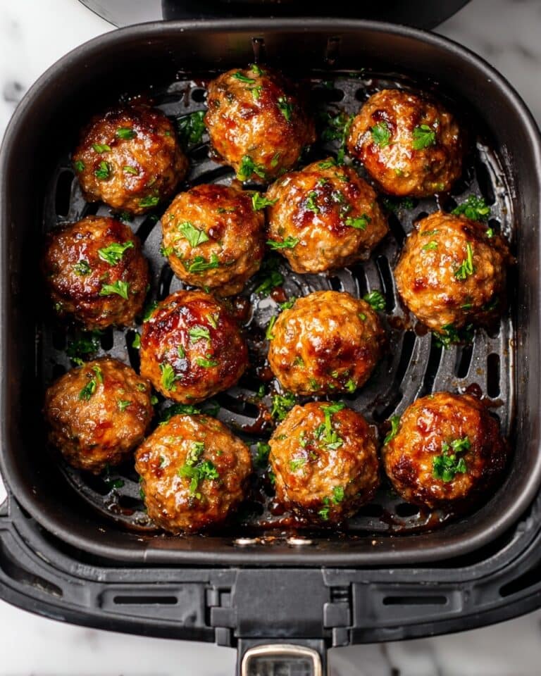 Easy Air Fryer Keto Meatballs Recipe