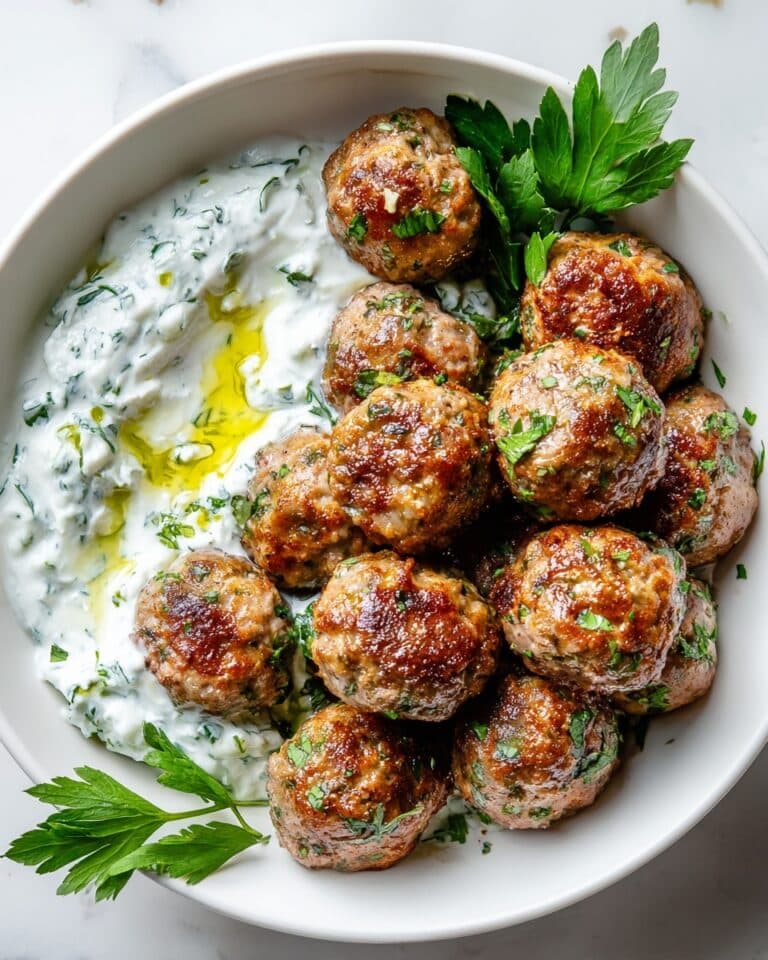 Keto Greek Meatballs (Keftedes) Recipe